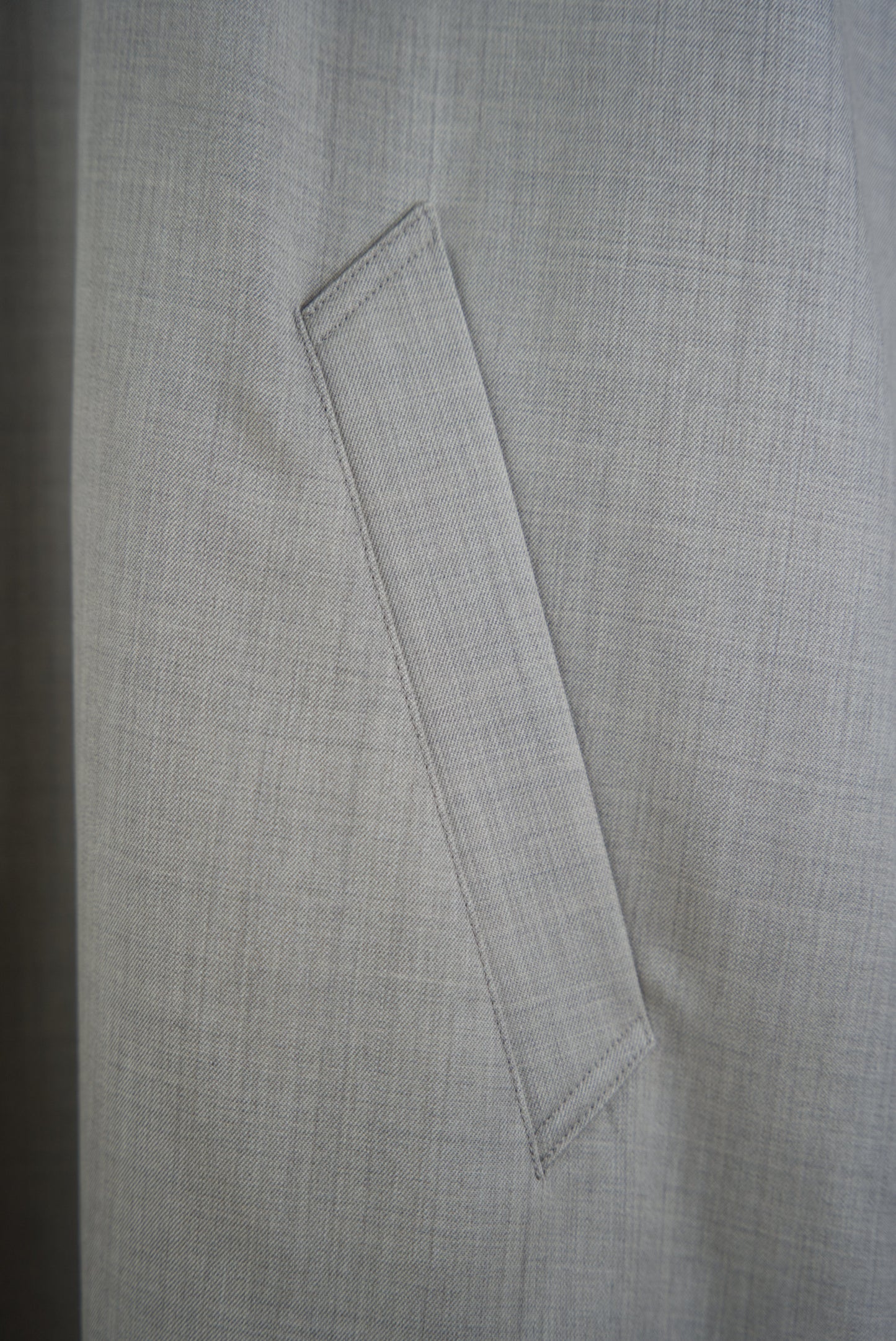 Bal Collar Coat in Wool side pocket