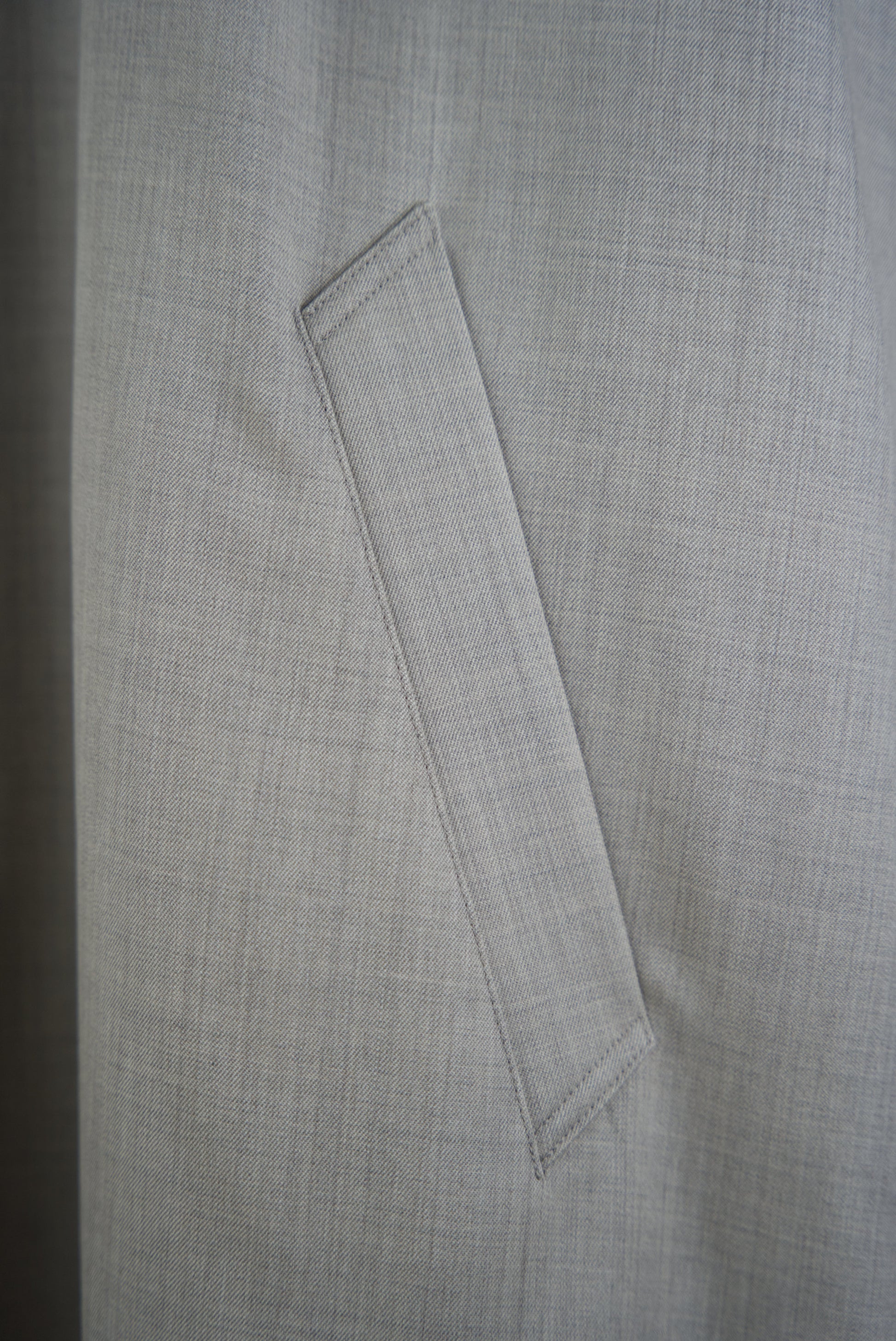 Bal Collar Coat in Wool side pocket