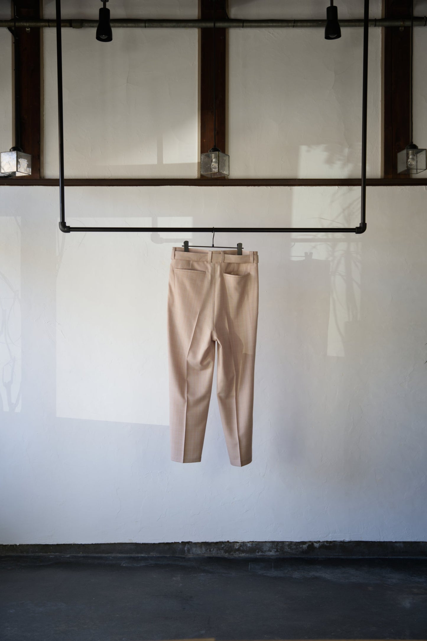 Belted Tapered Trousers with ALAYA