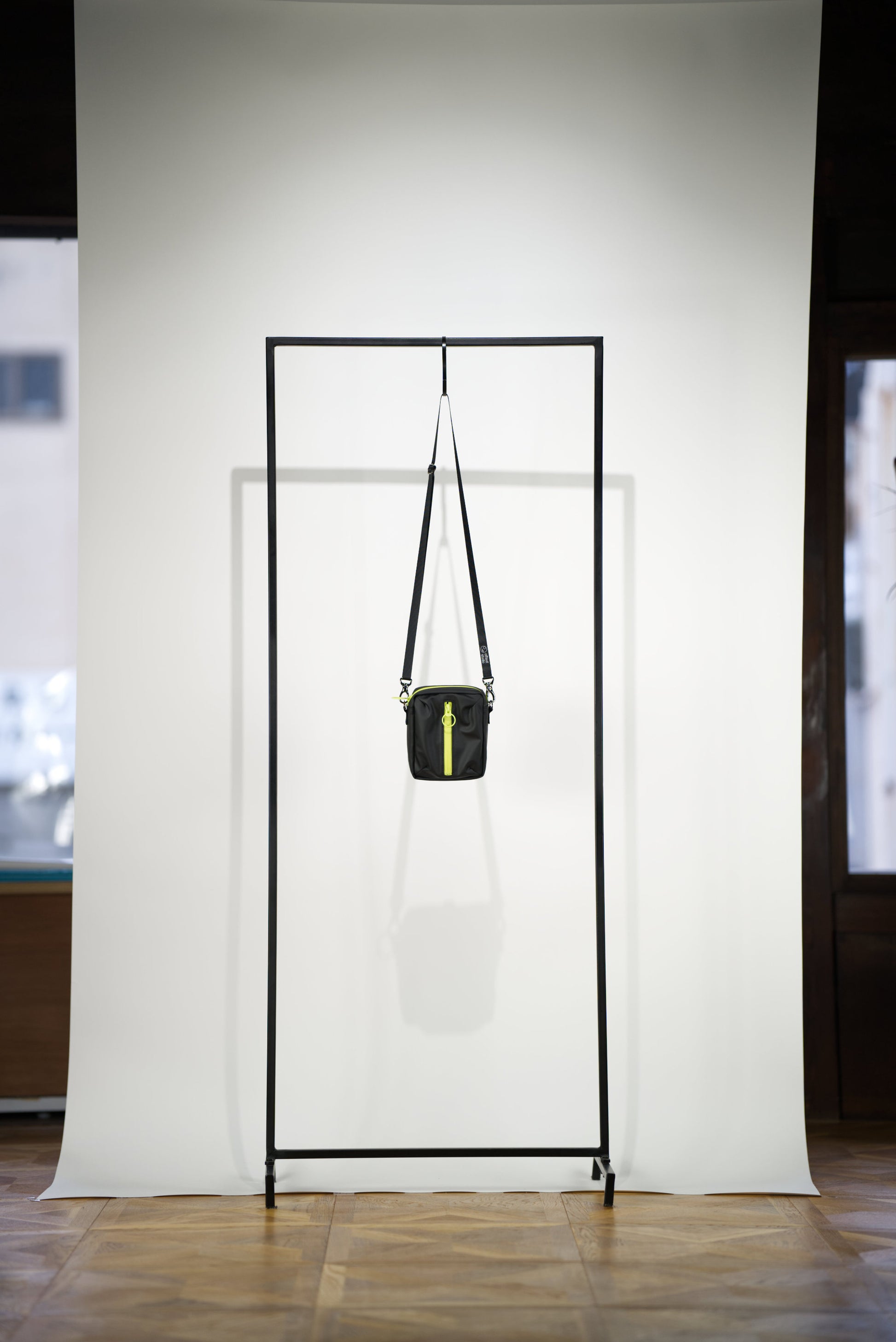 BOX Cactus Leather Mini Bag neon green