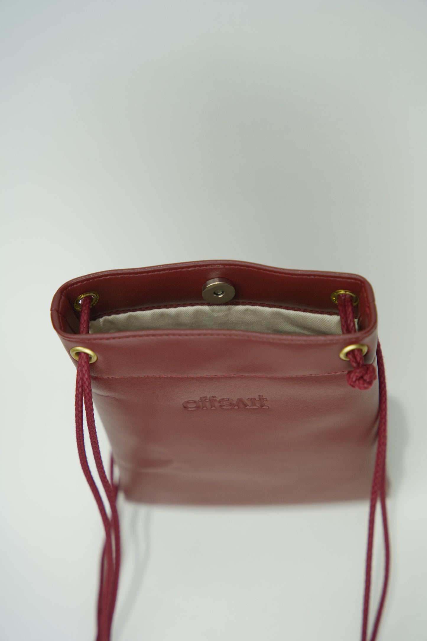 Cross Cactus Leather Mini Bag | Red
