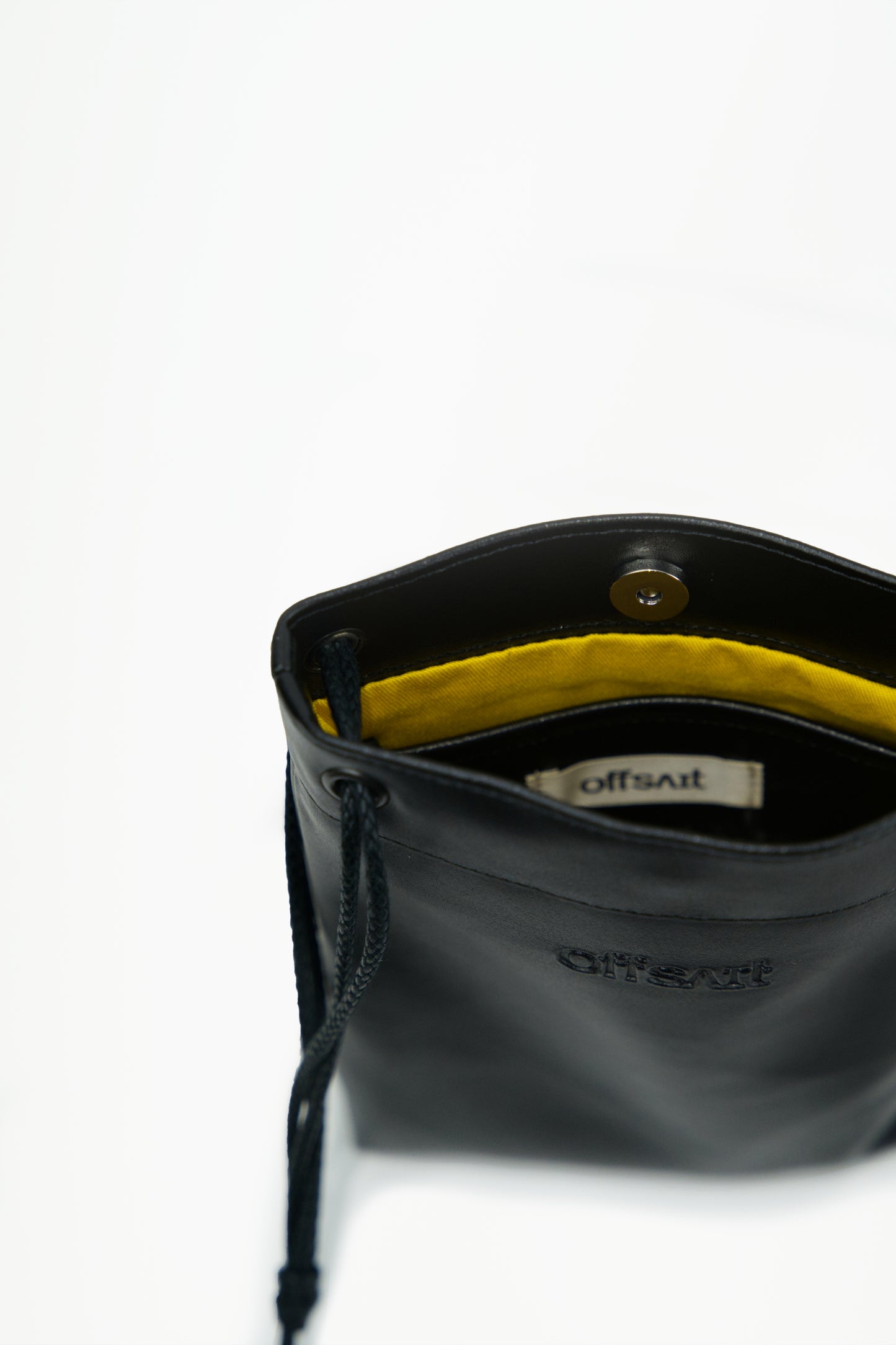 Cross Cactus Leather Mini Bag | Black