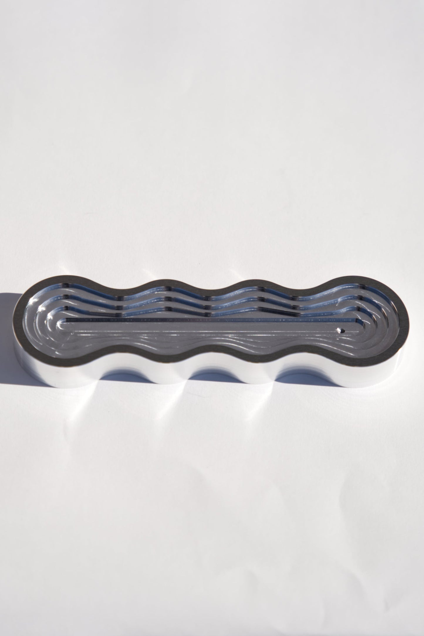 Metal Incense Holder - wave