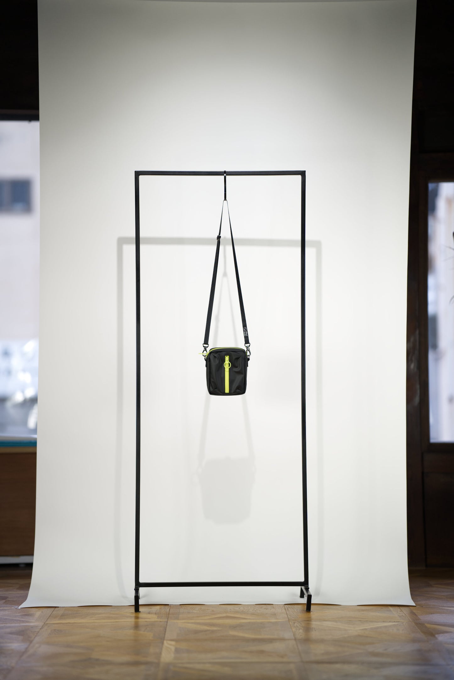 BOX Cactus Leather Mini Bag neon green