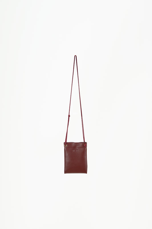 Cross Cactus Leather Mini Bag ｜ Red